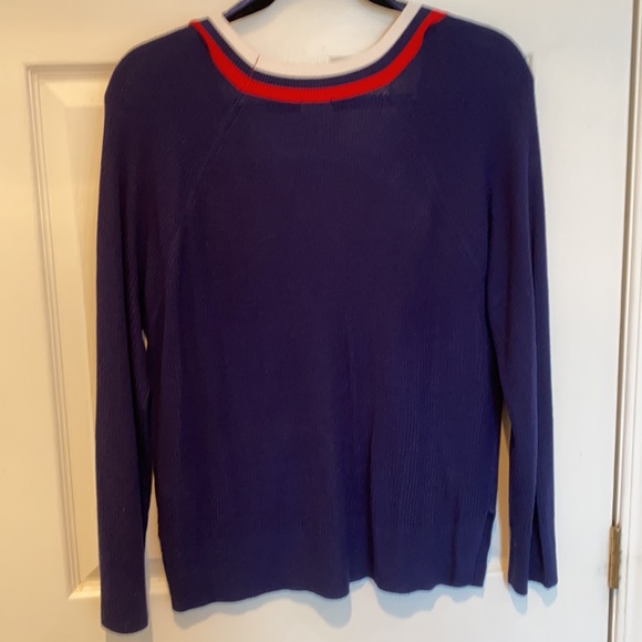 Garage Medium Navy Blue Knit Blouse - Picture 2 of 3
